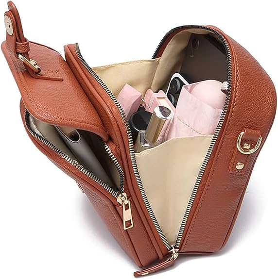 Forcipower Crossbody Leather Bag, Crossbody Bag, Collaboraten1 Vintage Messenger Shoulder Handbag2