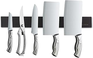 Joyart Porta Coltelli Cucina magnetico, 30 CM In Acciaio Inossidabile Per Montaggio A Parete per Tenere in Ordine coltelli Utensili da Cucina Attrezzi