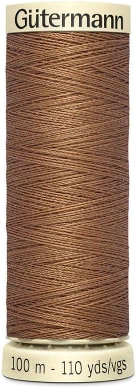 Gutermann Sew All Polyester Thread, Jeans Gold 0968, 100 m, 5.5 x 1.8 x 1.8 cm