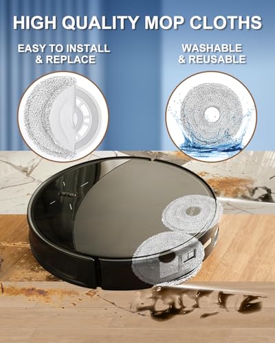 Image of SAROS 20 Accessories for Roborock SAROS 10R /Qrevo Edge 2 /SAROS 20 /Qrevo CurvX /Qrevo Curv 2 Pro, 29PCS SAROS 10R Replacements Kits: 2 Roller Brushes, 8 Mop Pads, 6 Dust Bags, 6 Side Brushes, 4 Filters