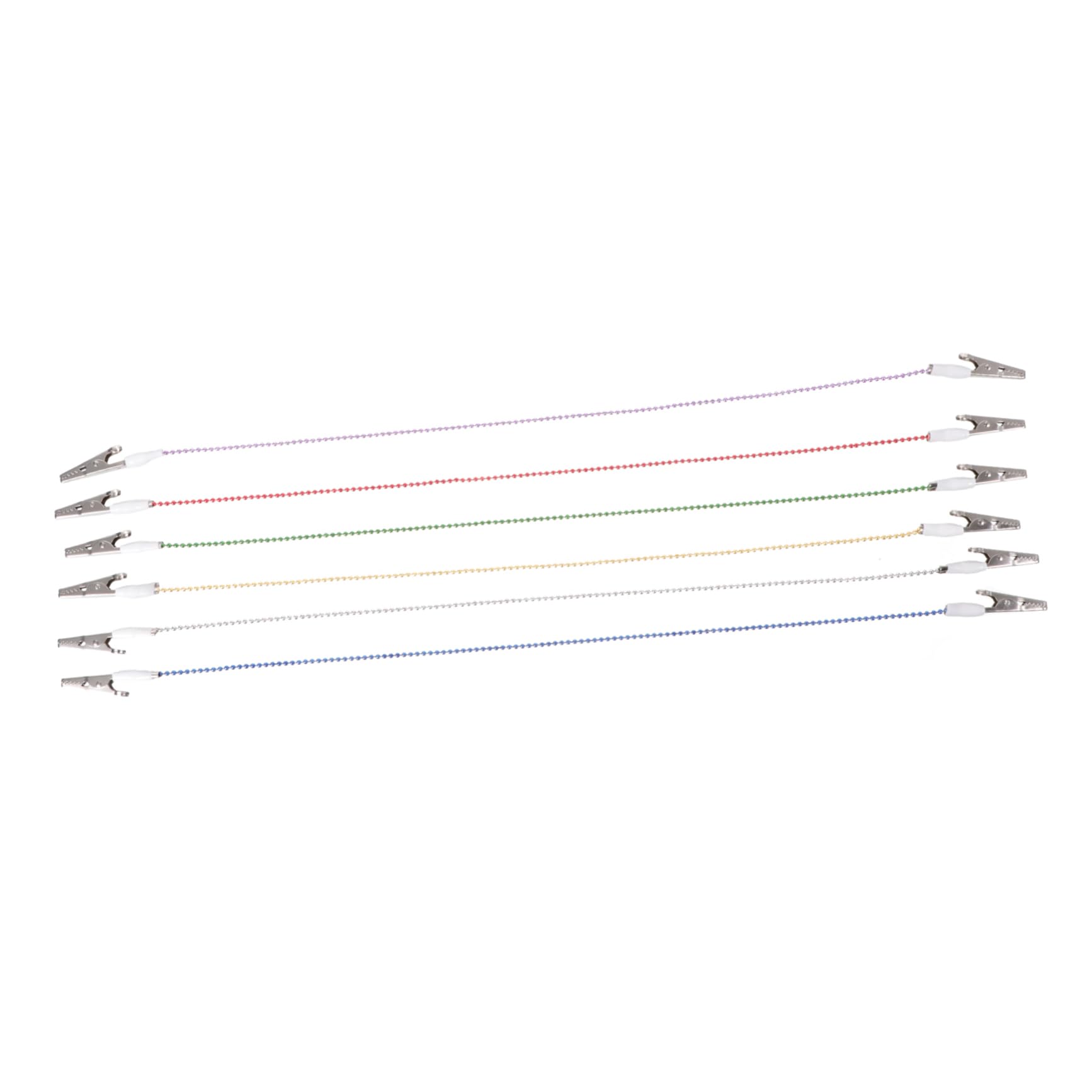 STOBAZA 6Pcs Bib Clips Scarf Holders with Flexible Metal Clips for Random Colors