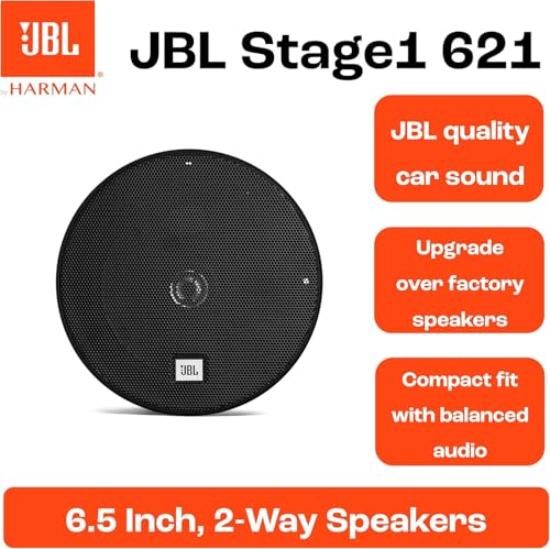Image of Stage1 621-175W 6 inch(16cm), 2 Way Coaxial Speaker, Polypropylene woofer Cone, Mylar Balanced Dome Tweeter (with Grill)