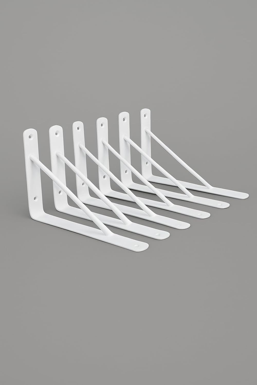 Heavy Duty Metal Shelf Brackets – Right Angle L Brackets for Wall Mounted Shelves