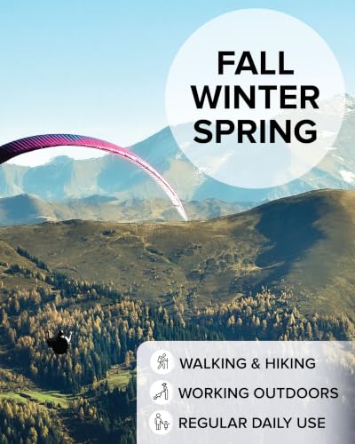 Image of Women's Outdoor Hiking Walking MERINO WOOL Thick Boot Socks, Ladies Anti-Blister Cushioned Warm Wicking Camping
