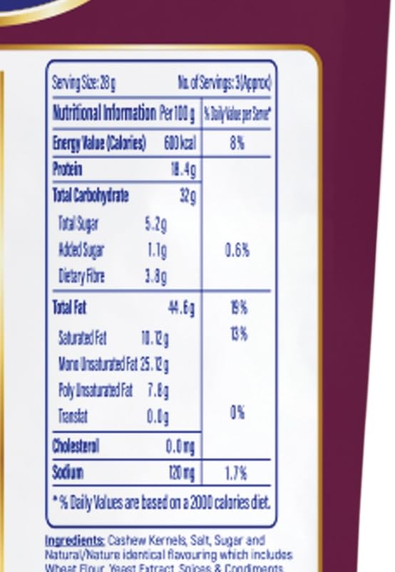 Image of DCC DELICIOUS Roasted Cashews (Barbeque), 80Grams | Dry Roasted | Air Fried