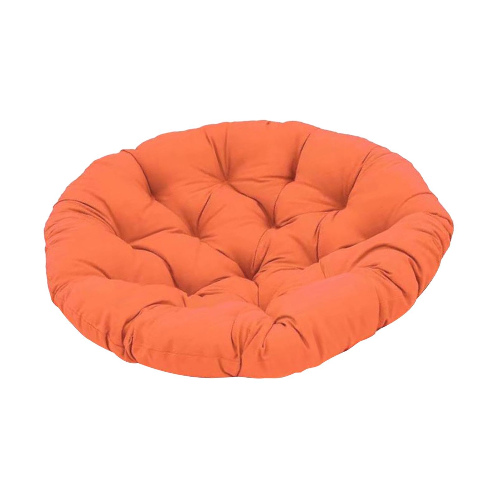 MYADDICTION Hammock Chair Cushion 60cmx60cm Egg Swing Chair Cushion for Home Porch Patio Orange-image-33