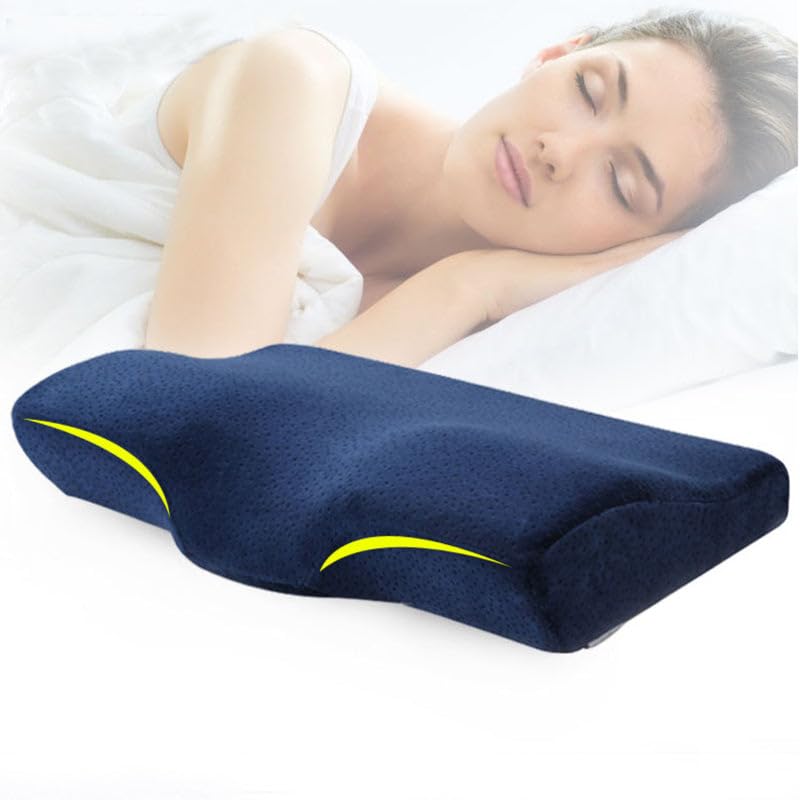 Oreiller cervical mousse à mémoire de forme Camel 50x30 cm pour un soutien ergonomique au quotidien