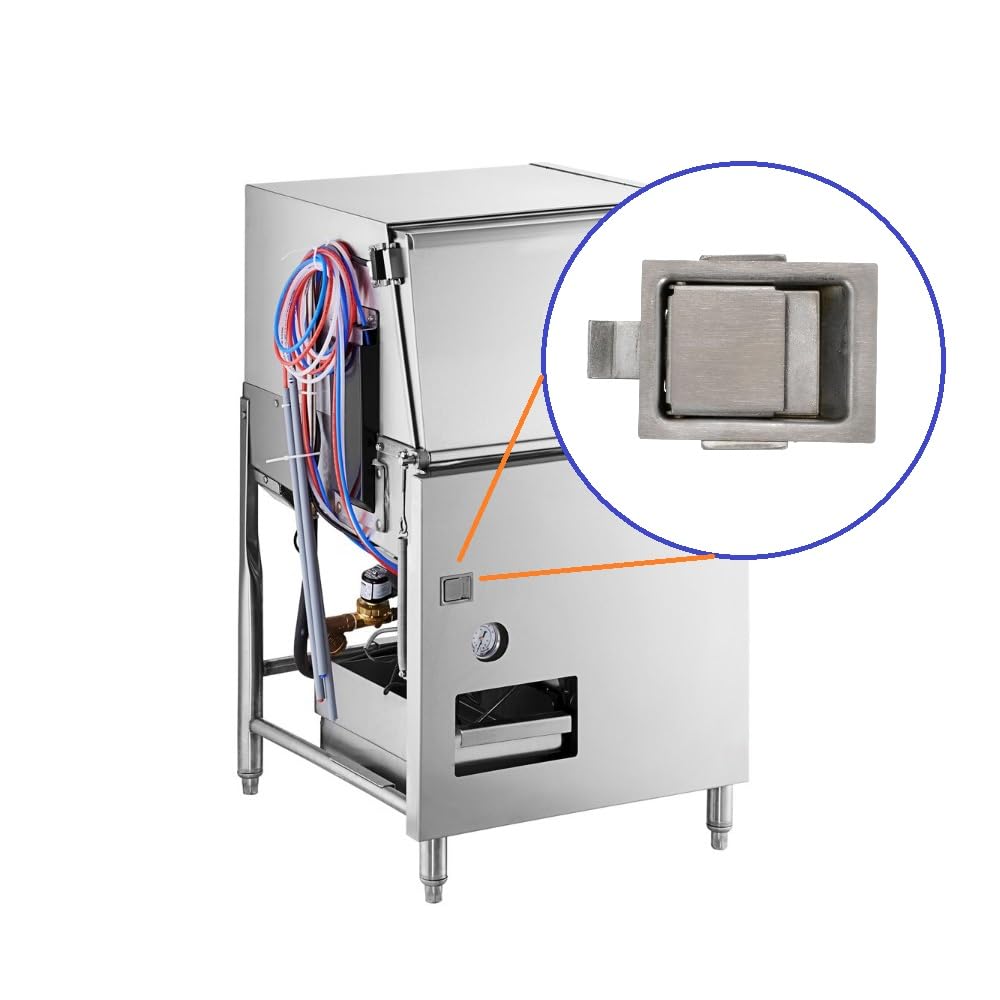 Stainless Steel Paddle Latch for Commerical Kitchen Appliances, Dishwashers, Mobile Cards and Access Doors