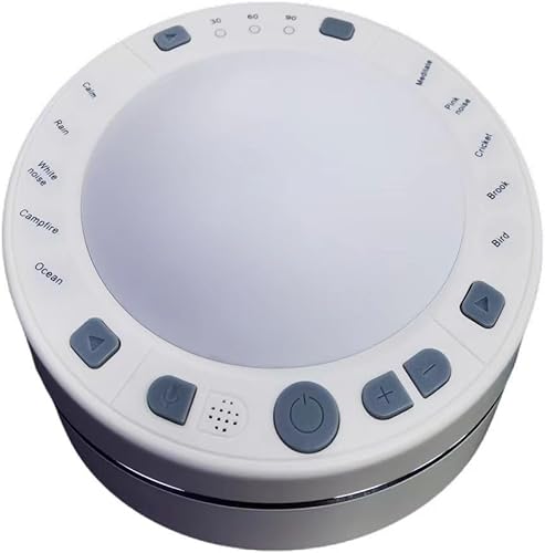 Miniatura 9 de Unionway Máquina de ruido blanco 007, máquina de sonido para dormir, máquina de sonido de relajación para un mejor sueño