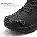 Coostar Tactical Boots for Men Lightweight Military Combat Boot Side Zipper Motorcycle Hiking Work Boots Waterproof 8 Inches Black Size 11