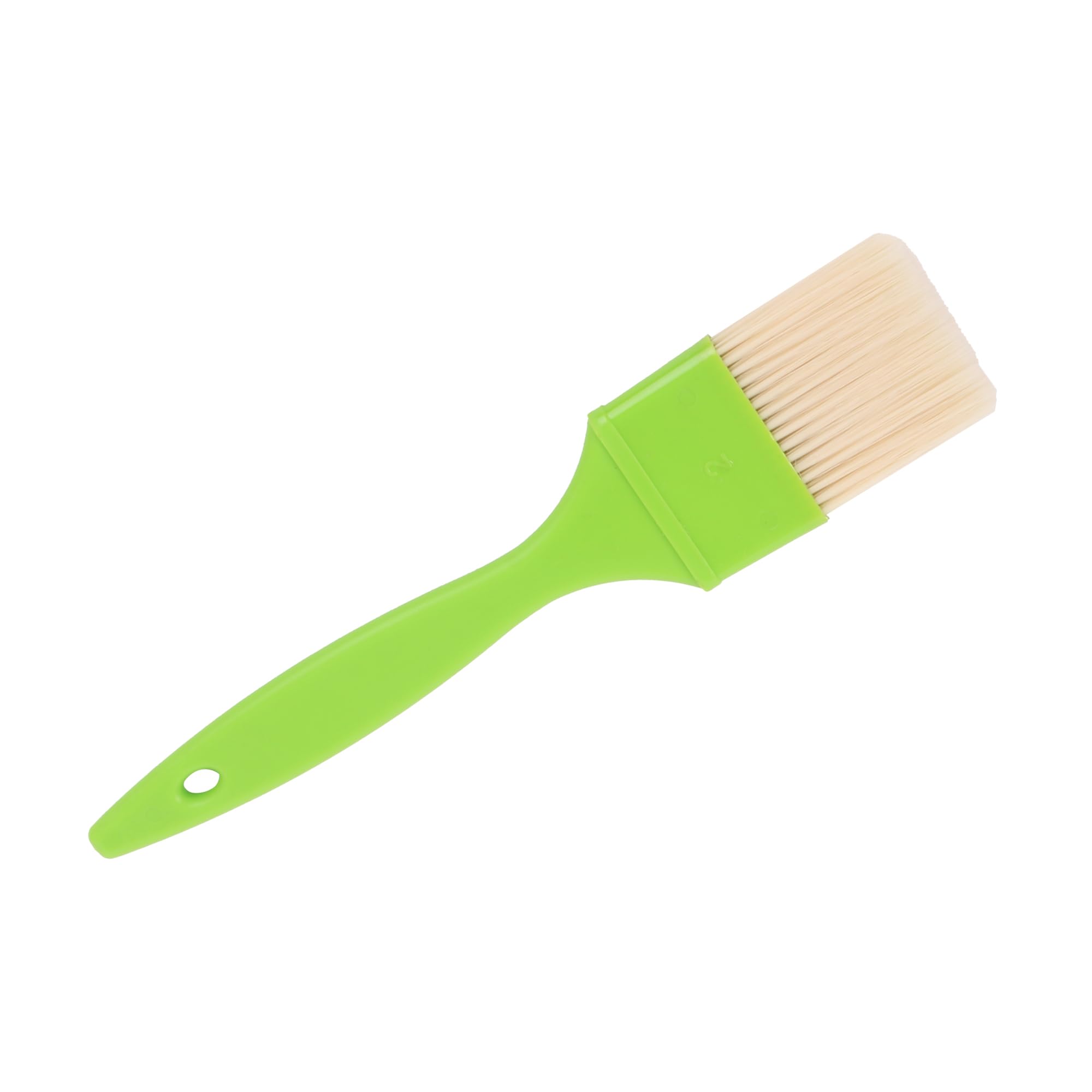 25 pinceles de pintura de 2 pulgadas para pintores profesionales con mango de plástico verde