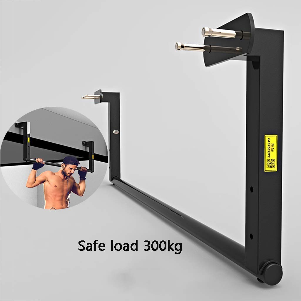 Barre per Trazioni Barra Orizzontale per Fitness da Casa, Attrezzatura per Allenamento Muscolare Addominale Multifunzionale Montata A Parete per Interni Ed Esterni, Carico Sicuro 300Kg (98X35X15Cm)