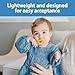 Dr. Brown's Advantage One-Piece Silicone Baby Pacifier, Fully Symmetrical Soother, Dark Blue/Light Blue/Orange, 6-18m, BPA Free, 3 Pack