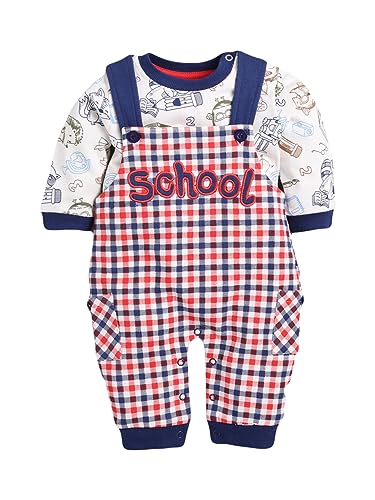 Image of BABY GO Designer Half Sleeve Dungaree for Baby Boys