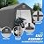 Raysfung 7' x 12' Outdoor Storage Shelter Shed, Portable Storage Shed Heavy Duty Portable Garage with Roll-up Zipper Door for Generator, Vehicles,Motorcycle