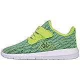 Kappa Unisex Kinder Gizeh Sneaker, Grün 3360 Lime Blue, 27 EU