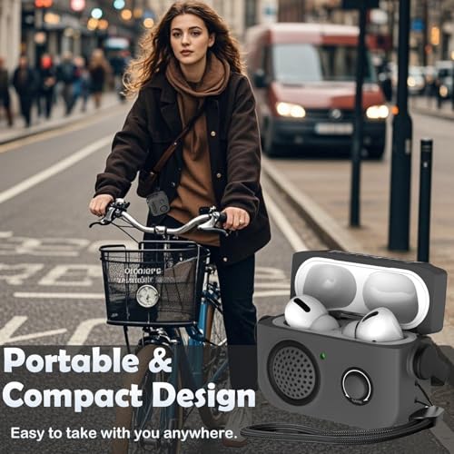 Coque AirPods 4 silicone gris protection étui antichoc - 6