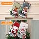 Tceapoo Weihnachtsstrumpf Set, 4 Stück Groß Nikolausstiefel Nikolausstrumpf für Weihnachtsdeko, 31cm Weihnachten Christmas Stocking für Weihnachtsbaum Kamin Deko (Bunt)