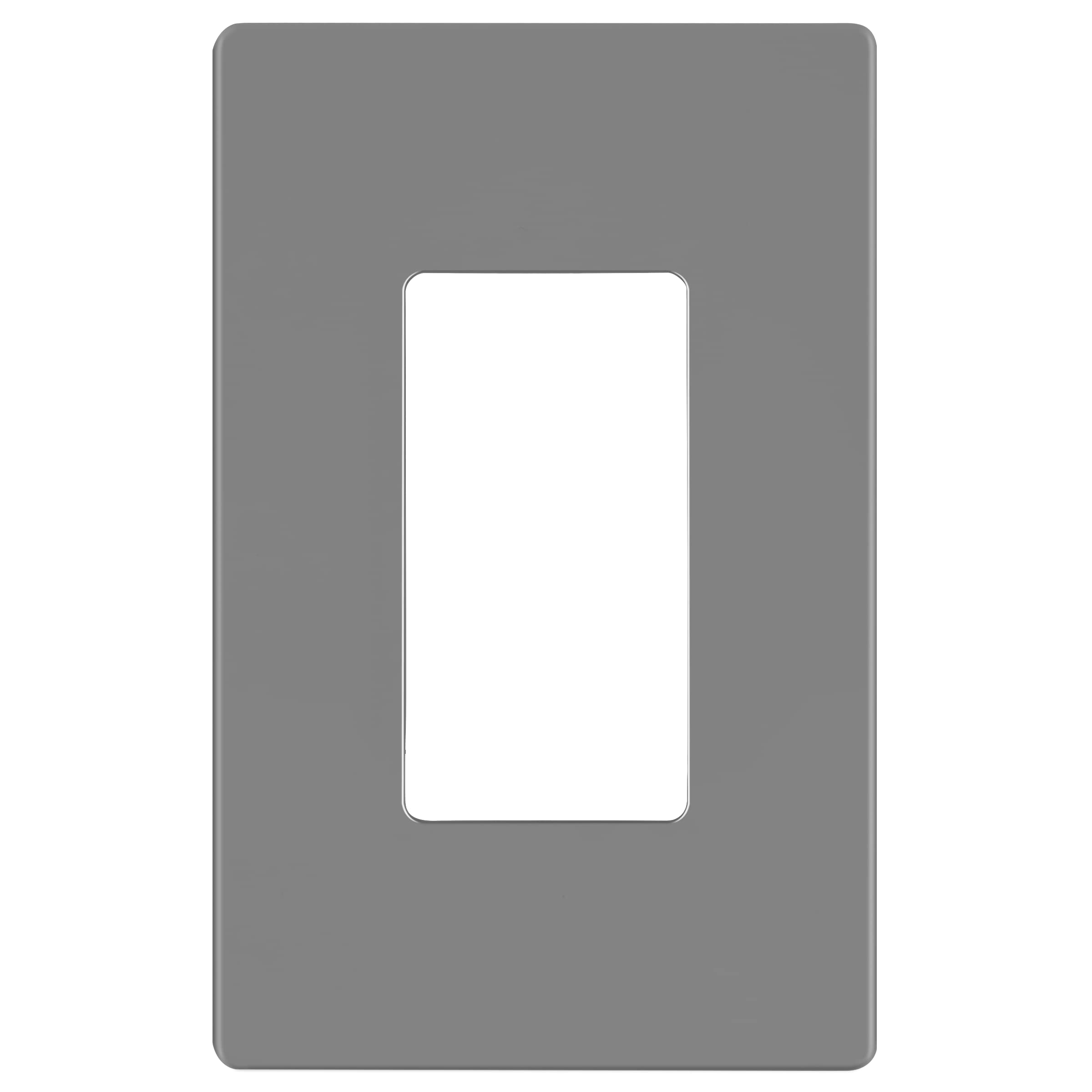 LIDER Brushed Finish Decorator Switch Cover, Screwless Wall Plate, Mid-Size 2-Gang 4.88" x 4.92", Unbreakable Polycarbonate Thermoplastic, UL Listed, LSWP-32M-BGD, Brushed Gold — view 78