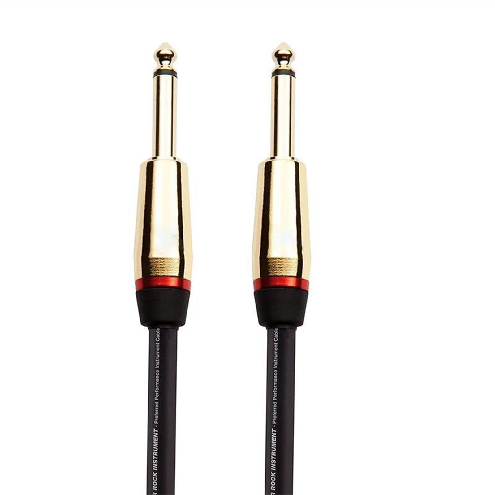 TSTS Cavo Strumento per Chitarra Connettore Di Riduzione Del Rumore Per Chitarra Elettronica Spina Dritta/angolare(0.9m)