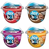 joyböl Smoothie Bowls, Flavor Variety Pack, Strawberry Almond Quinoa Crunch, Chocolate Hazelnut, Superberries and Açai, Mango Coconut Chia, Easy Breakfast, Non-GMO, 4 Count