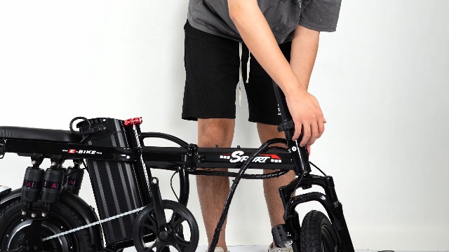 ASKGO Folding Electric Bike For Adults - 500W Motor, 25 MPH, 20-30 Mile Range, 48V Removable Battery, UL Certified, 14" Tires