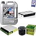 Produktbild QR-PARTS 69367389 Filter Set Inspektionspaket 5 Liter Liqui Moly Motoröl Top Tec 4600 5W-30 MANN-FILTER Innenraumfilter Luftfilter Ölfilter