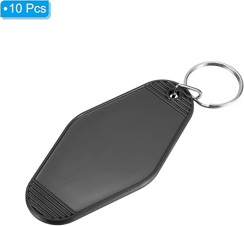 Miniatura 3 de PATIKIL Vintage Motel Llavero, en blanco Hotel Llaveros Llaveros,