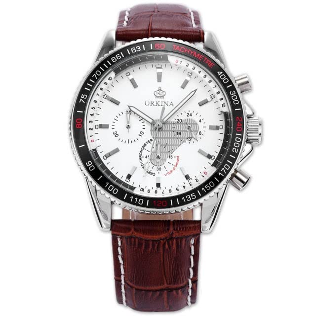 Orkina Mens Watch- Brown