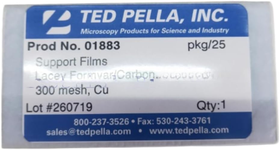 25/Pack 01883 (300 mesh Copper mesh) Transmission Electron Microscope TEM