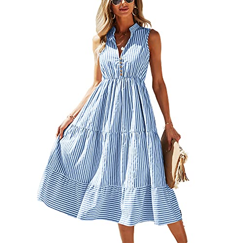 BROVAVE Women Summer Shirt Dress: 2026 Viscose...