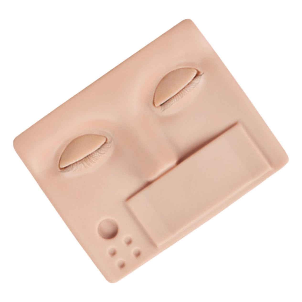 HAPINARY Practice Lashes Mannequin Head Realistic Eyelids for Lash Extensions Makeup Practice Kit