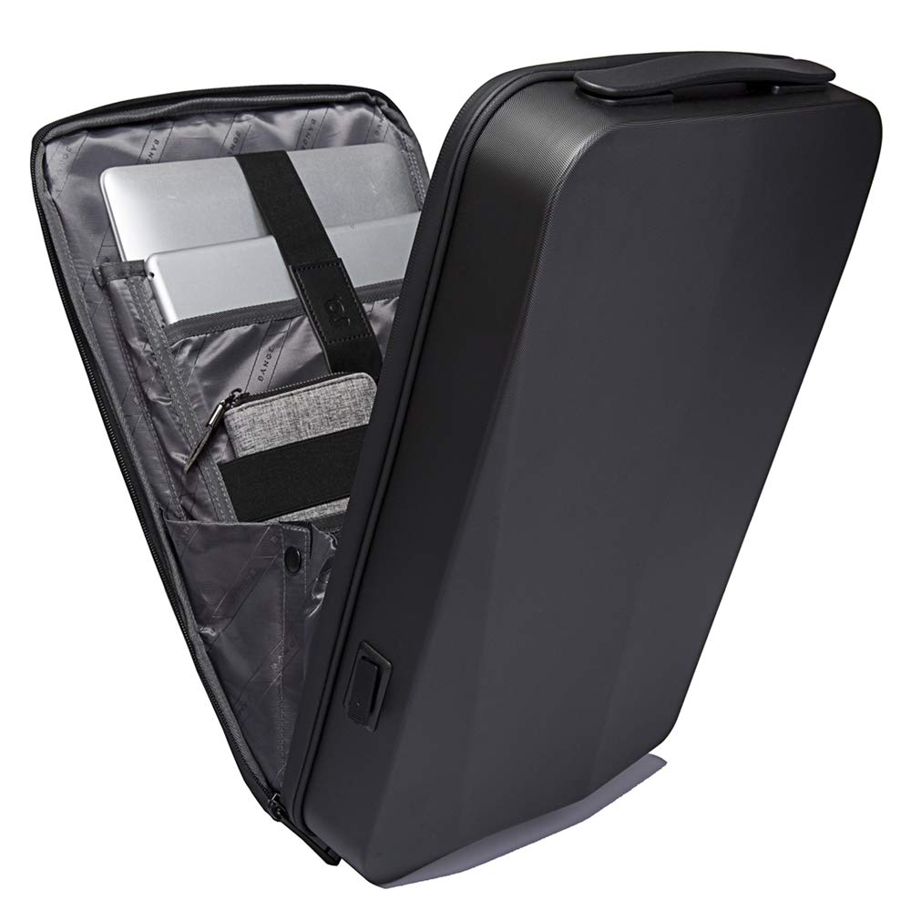 Arrivly Plecak na laptopa o przekątnej ekranu 15,6 cala, plecak damski, plecak męski plecak biznesowy, podróżny, do noszenia na co dzień, ze złączem USB, pracy, dla mężczyzn i kobiet czarny