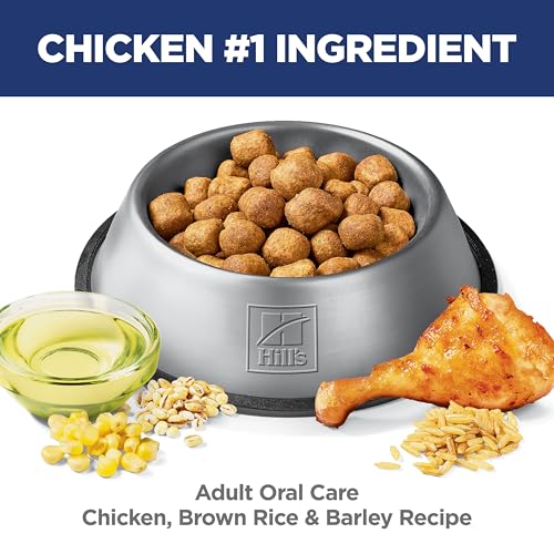 Hill's Science Diet Adult Oral Care Chicken, Rice & Barley Recipe Dry Dog Food 1.81 kg Bag image 8