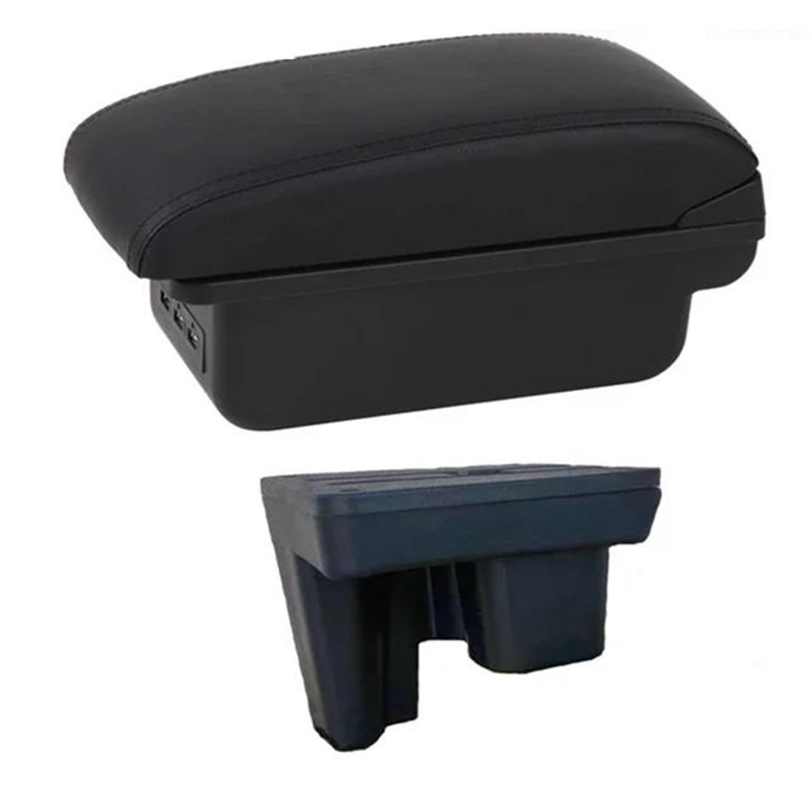 Dtsgcx C1 Black Line Car Center Console Armrest Storage Box Modification Retrofit Leather Interior Accessories For Hilux(C1 Black Line)