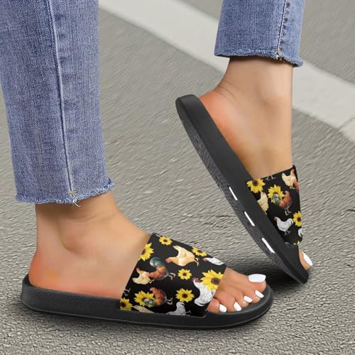 Coloranimal Slippers for Women Summer Beach Sandals House Slippers Shower Shoes Slide Sandals Women Non Slip Beach Shoes4
