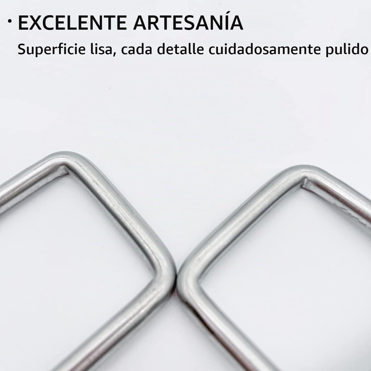 4 Piezas Perno en U cuadrado M8 x 100 x 75 mm U-bolt Tornillo En U de Acero Inoxidable 304 con Tuercas y placas para Placa de Soporte en U de Poste Tuercas de Perno en U Marinas Cuadradas