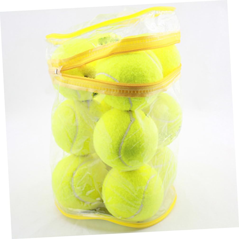 Trainings Tennisbälle, Gummi, Hellgrün für Außenplätze