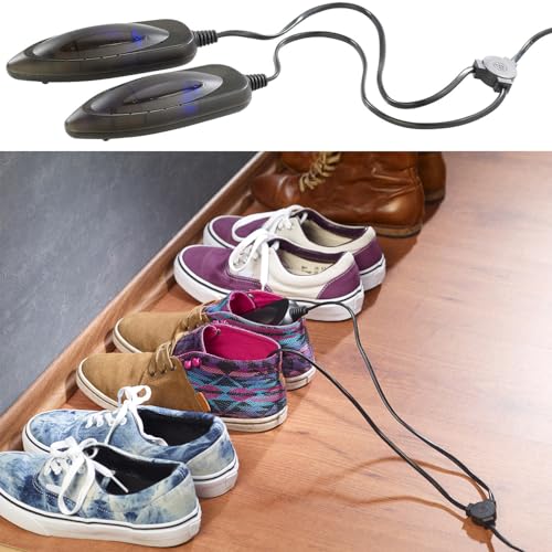 Foto von infactory Schuhwärmer: Elektrischer Schuhtrockner mit UV-Licht (Schuhheizung, Schuhwärmer elektrisch, Desinfektion)