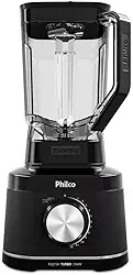 Liquidificador Philco 1500W 12 velocidades 3,1L Facas com 6 Lâminas PLQ15A 127W