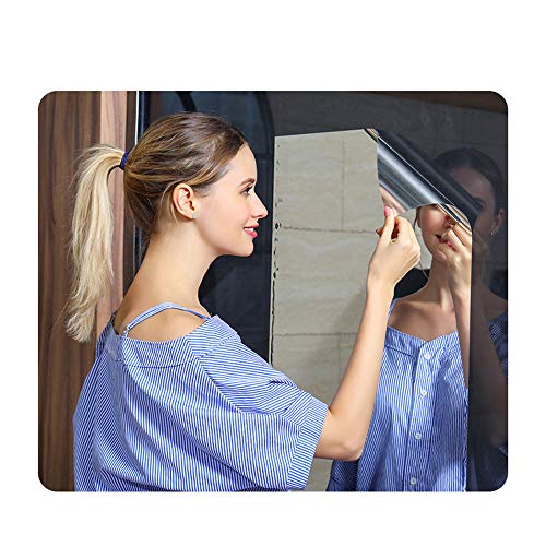 De flexibele Stickers van de Spiegelmuur, Zelfklevende Spiegelbladen, de Zelfklevende Zilveren Decal van de… - Afbeelding 7
