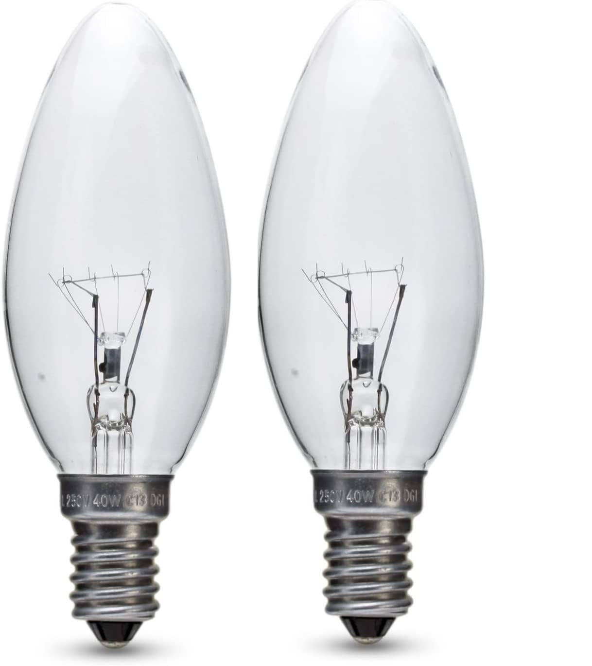 40w CANDLE BULB (PK 4)