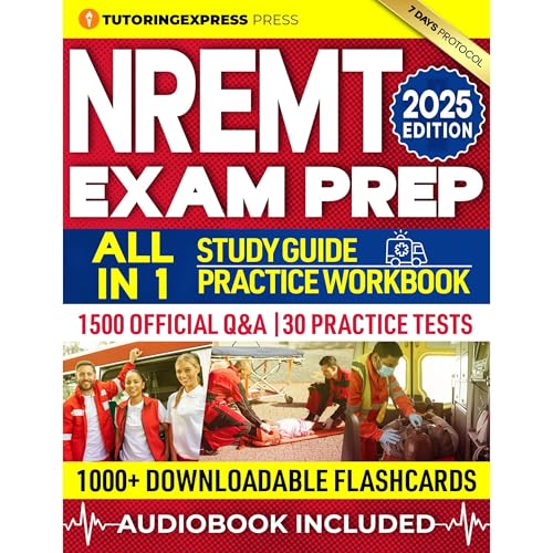 NREMT Exam Prep Audiolibro Por Tutoring Express arte de portada