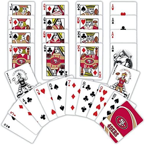 Masterpieces 91731 Nfl Playing Cards, Officially Licensed San Franciso 49Ers Football Deck thumb #3