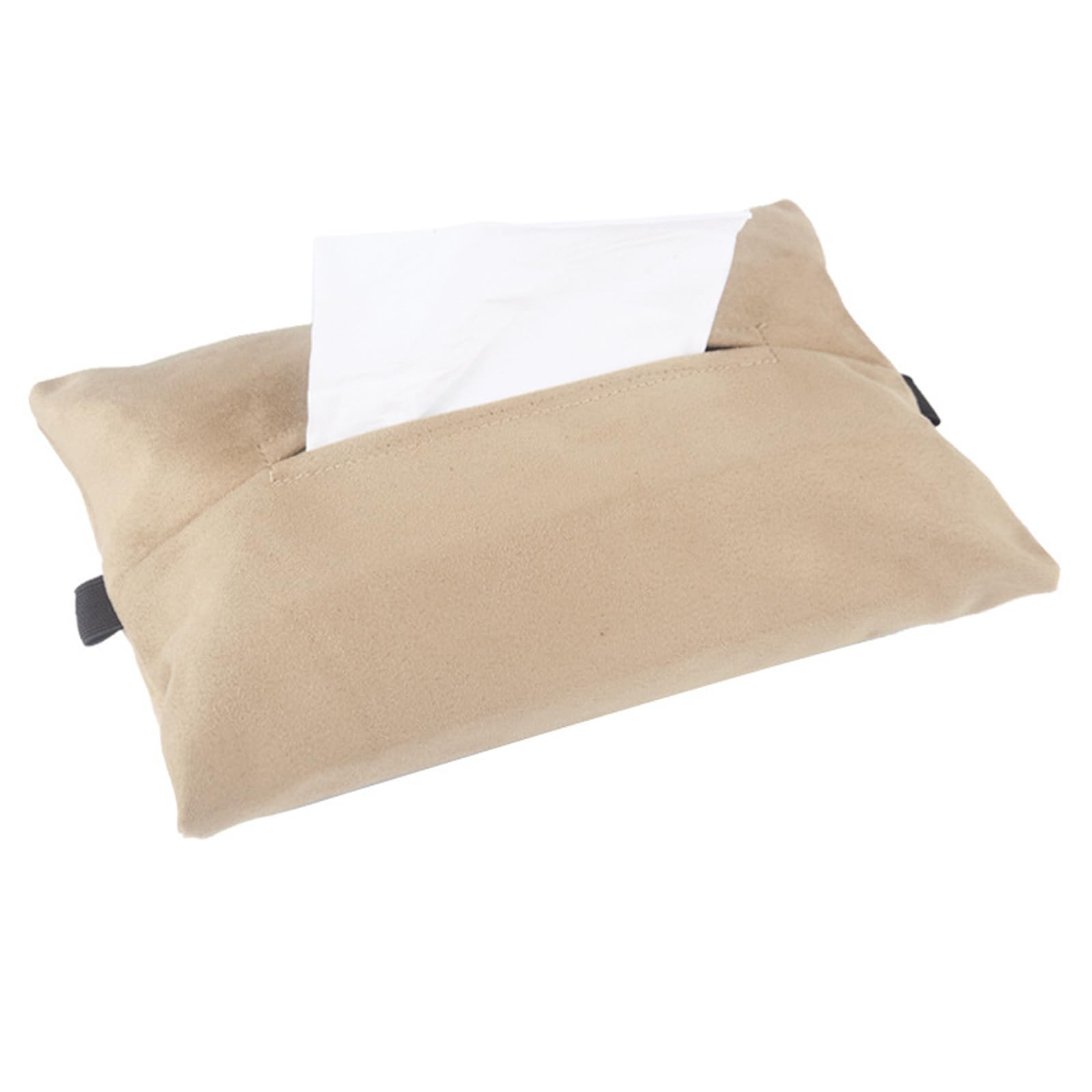 Car Tissue Holder with Fix Strap Universally Vehicle Tissue Holder Covers, Tissues Box Napkin Container Box Covers