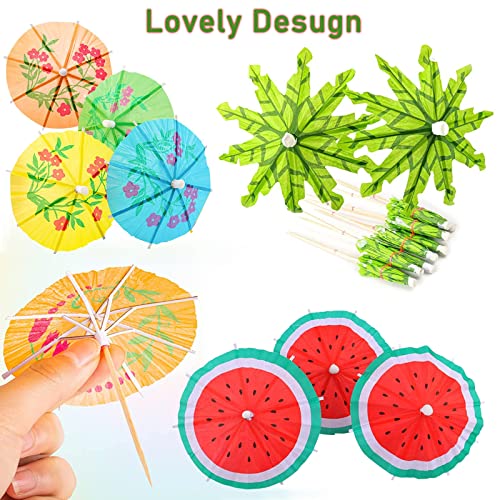 50 Counts Handmade Bamboo Toothpicks,Drink Umbrellas Cocktail Picks Parasol Cocktail Umbrellas Sticks With Wood Toothpicks For Summer Hawaiian Cupcake Toppers Umbrella Food Garnish Skewer Sticks #TOP2