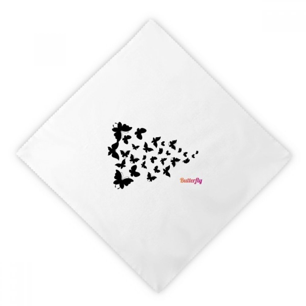 Servilletas de tela reutilizables de mariposas para evitar desperdicios en tus cenas, 2 uds