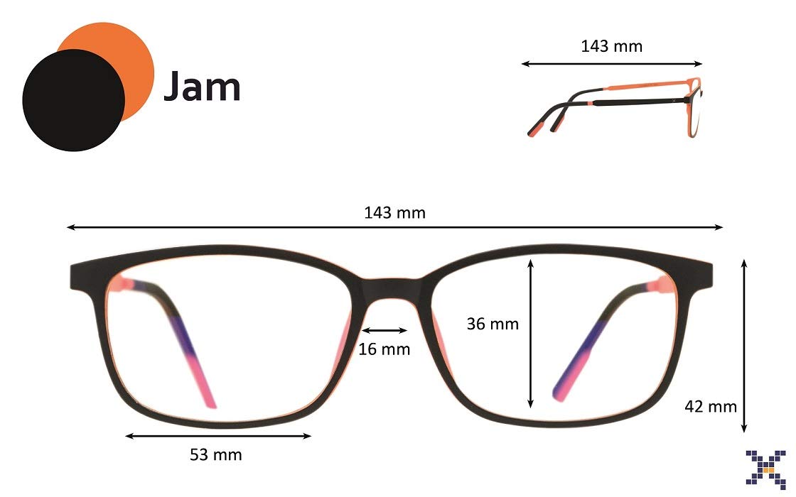 Pixel Lens Vogue Occhiali, per PC, TV, Tablet, Gaming. Contro STANCHEZZA Occhi, Massimo Comfort VISIVO, Montatura Leggera, CERTIFICATI Luce Blu - 41% E UV - 100% Test università Torino (+3.00)