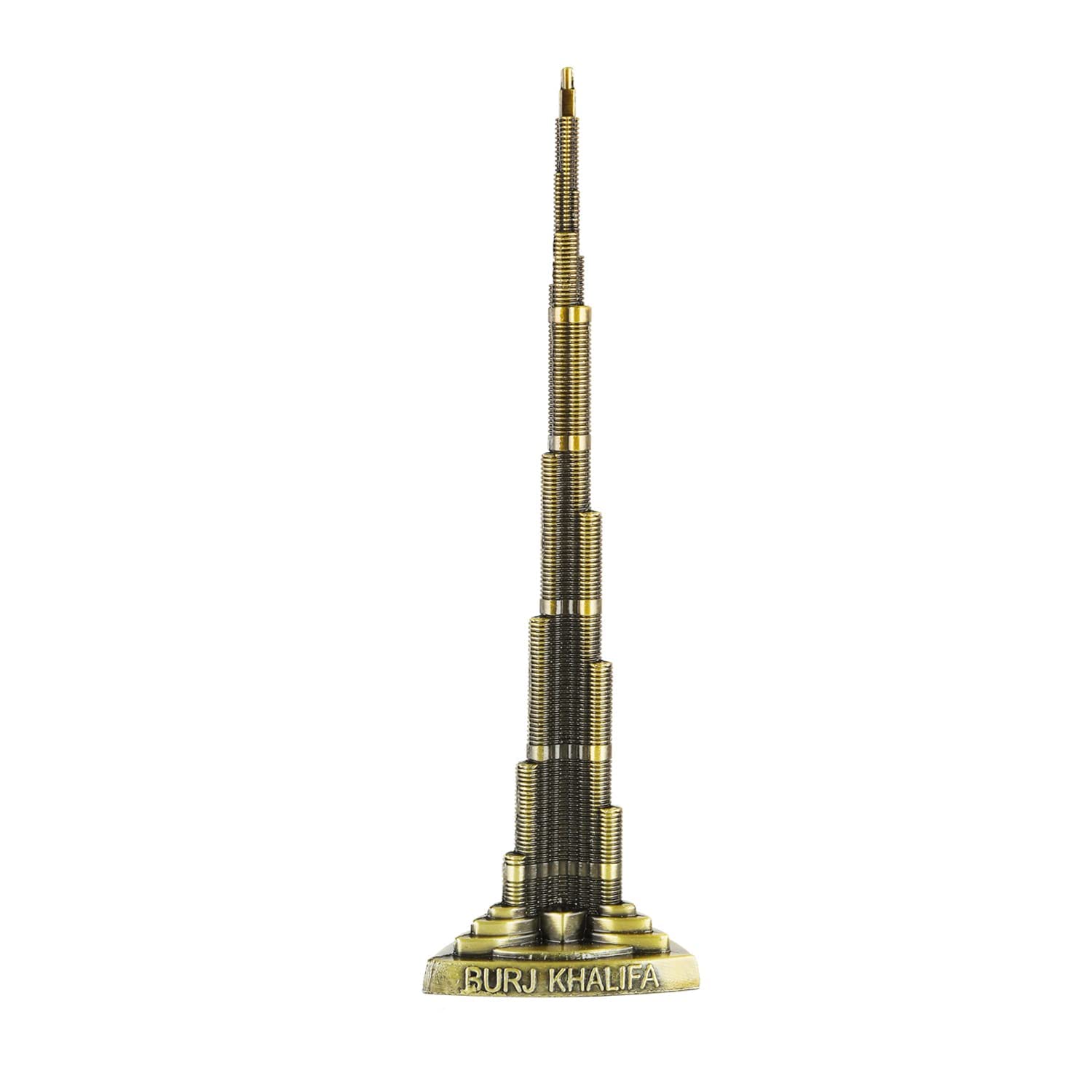 Burj Khalifa Decorative Tower Model, Metal Construction, Gold Finish, Strong and Durable-image-7