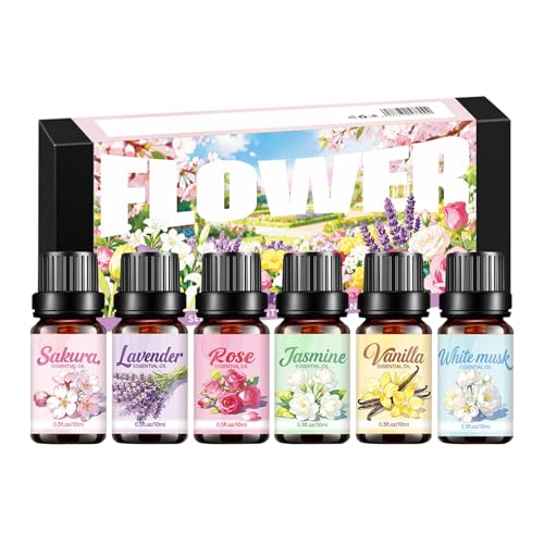 Set de aceites para difusor con extracto natural boticario, aroma floral de 10ml